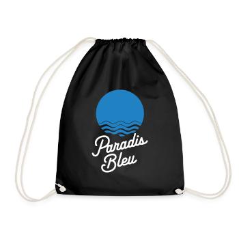 Paradis bleu - Sac de sport léger - noir - Devant