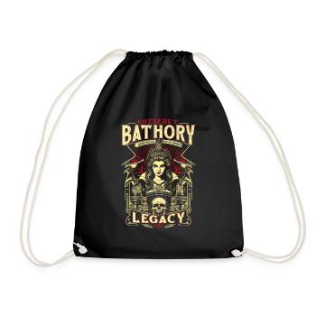 Erzsebet Bathory Legacy, Dark Skull & City Vintage - Turnbeutel - Schwarz - Vorne