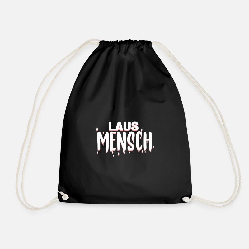 Laus Mensch - Turnbeutel - Schwarz