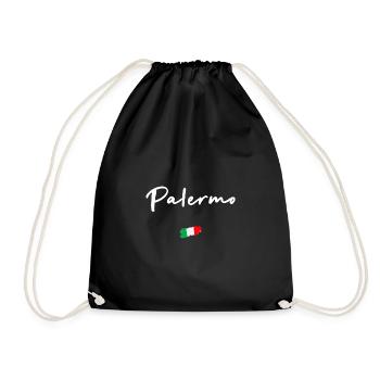 PALERMO - Turnbeutel - Schwarz - Vorne
