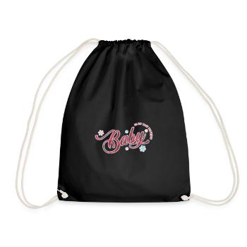 Baby it's cold outside - Drawstring Bag - black - Front
