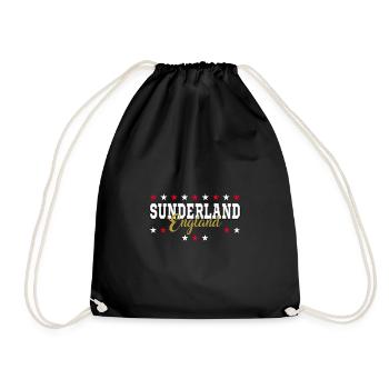 Sunderland - Turnbeutel - Schwarz - Vorne