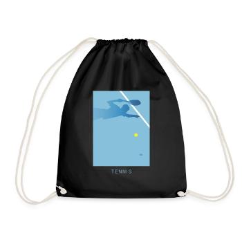 Tennis Art - Sac de sport léger - noir - Devant