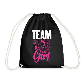 Team Girl Baby Sex Reveal - Sac de sport léger - noir - Devant