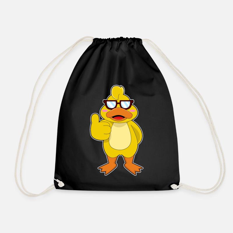 Lunettes de soleil de canard - Sac de sport léger - noir
