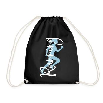 Course à pied Jogger Racing Sport Femme Coureuse Coureuse - Sac de sport léger - noir - Devant