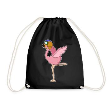 Casquette de pilote de pilote Flamingo - Sac de sport léger - noir - Devant