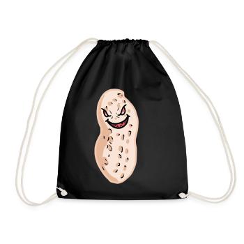 Halloween Peanut Peanuts - Drawstring Bag - black - Front