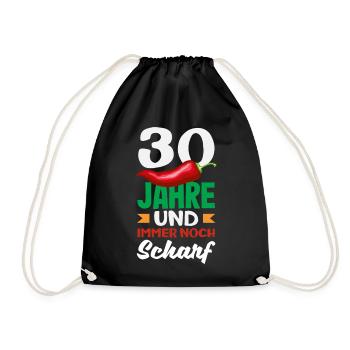 Funny 30th birthday gift - Drawstring Bag - black - Front