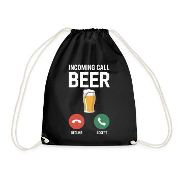 Bier Appel entrant Bière JGA Herren Männerabend - Sac de sport léger - noir - Devant