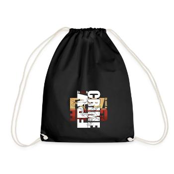 FPV is not a Crime - Drawstring Bag - black - Front