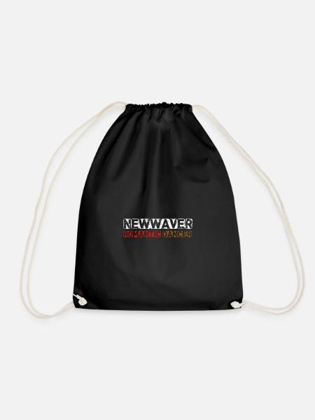 New Waver & Romantic Dancer - Drawstring Bag - black