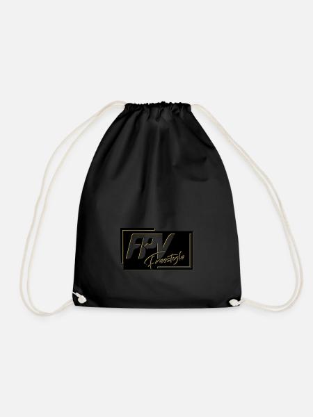 Drone - Drawstring Bag - black