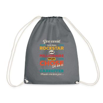 Vous avez choisi d’être un soignant - Sac de sport léger - gris - Devant
