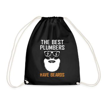 Plumber - Drawstring Bag - black - Front