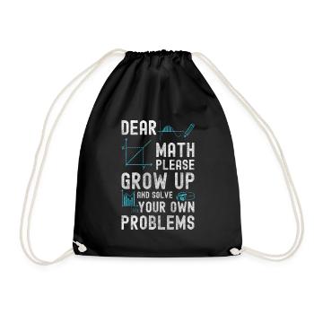 Student Learning Instructor - Drawstring Bag - black - Front