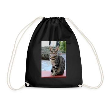chat, chaton - Sac de sport léger - noir - Devant