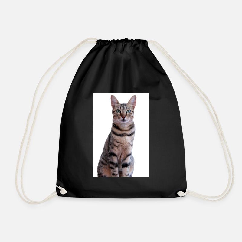 Katze Kätzchen - Turnbeutel - Schwarz