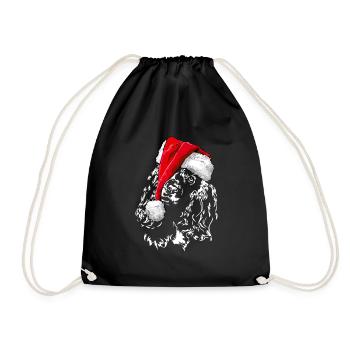 Bonnet de chien de Noël COCKER SPANIEL Wilsigns - Sac de sport léger - noir - Devant