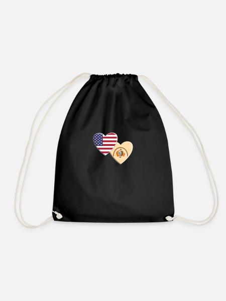 États-Unis Drapeau amérindien Navajo américain - Sac de sport léger - noir