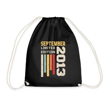 Septembre 2013 Cadeau anniversaire Septembre 2013 - Sac de sport léger - noir - Devant