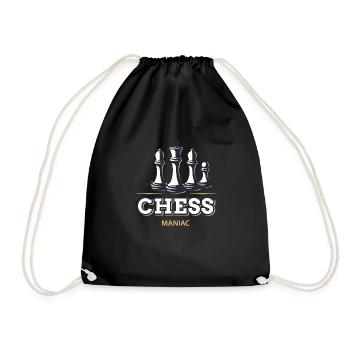 Chess - Chess - Chess Maniac - Drawstring Bag - black - Front