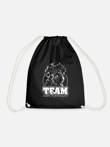 TEAM GIANT SCHNAUZER Hundesport Hunde IGP Wilsigns - Turnbeutel - Schwarz