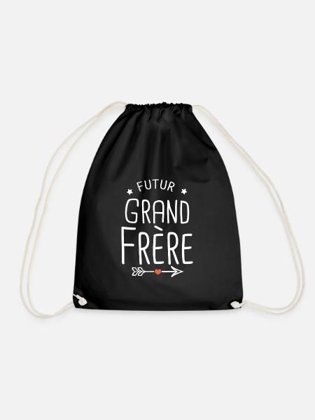 futur grand frère cadeau naissance grandfrère - Sac de sport léger - noir