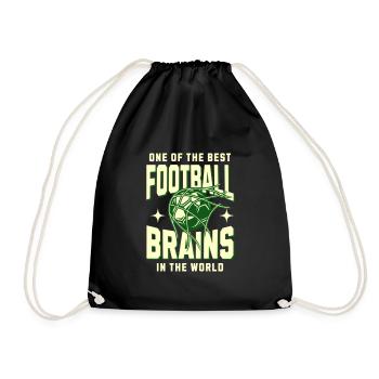 One of the best football brains in the world - Drawstring Bag - black - Front