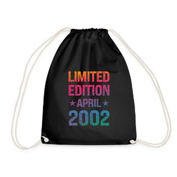 Fête d’anniversaire en édition limitée Vintage 2002 - Sac de sport léger - noir - Devant