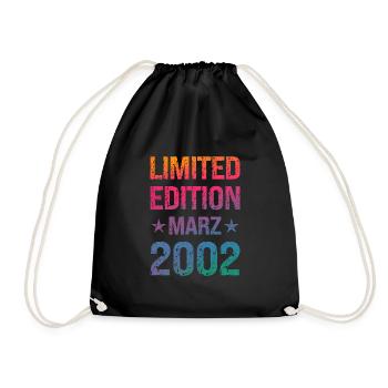 Fête d’anniversaire en édition limitée Vintage 2002 - Sac de sport léger - noir - Devant