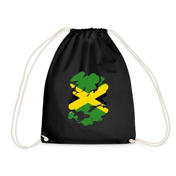 Drapeau jamaïcain Drapeau jamaïcain Jamaïque Vintage - Sac de sport léger - noir - Devant