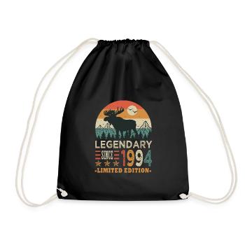 1994 legendary anniversaire Né en 1994 - Sac de sport léger - noir - Devant