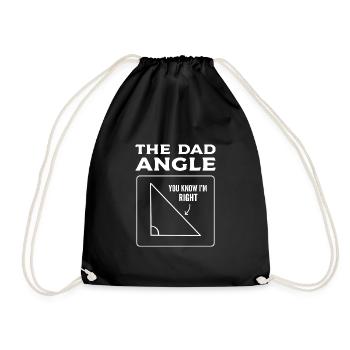 Papa Joke Fête des Pères Dictons drôles - Sac de sport léger - noir - Devant