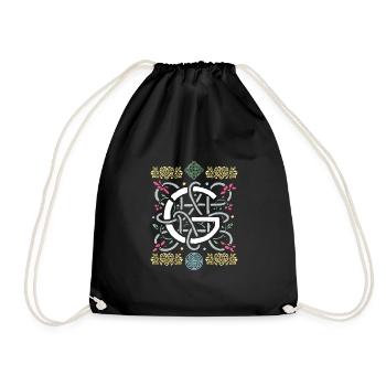 G - Drawstring Bag - black - Front