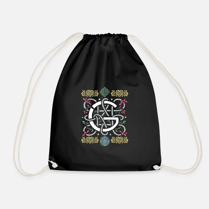 G - Drawstring Bag - black