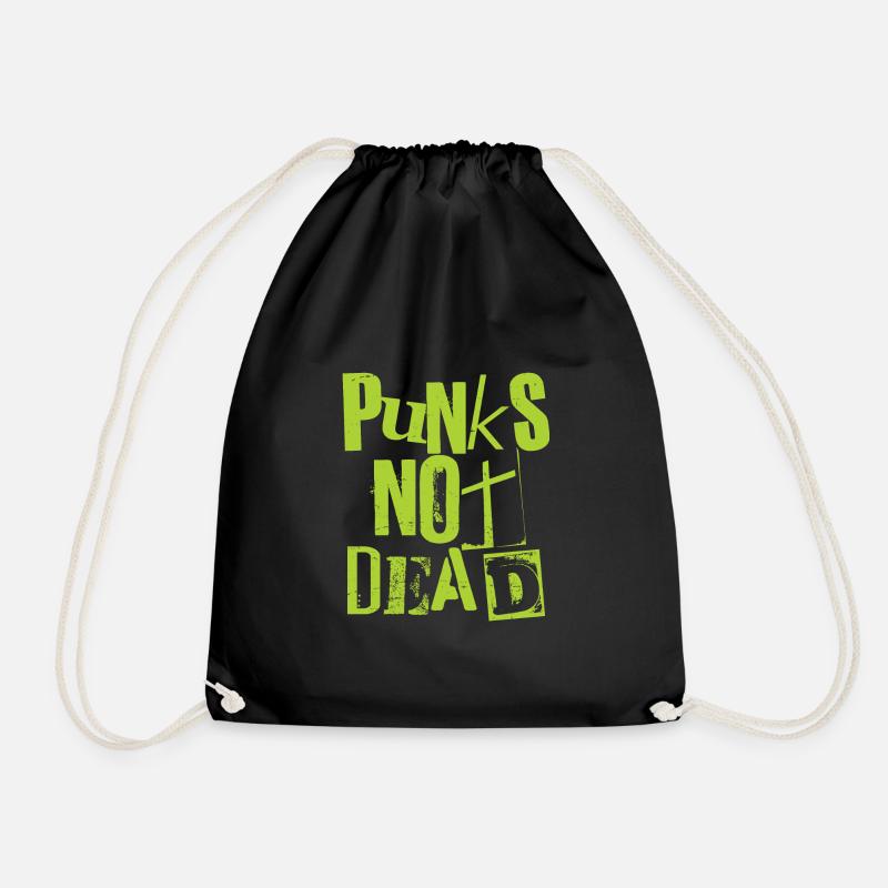 Punks Not Dead - Vintage Grunge - Punk Is Not Dead - Turnbeutel - Schwarz