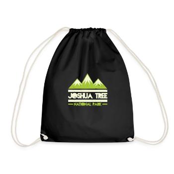 Joshua Tree National Park Retro Vintage - Drawstring Bag - black - Front
