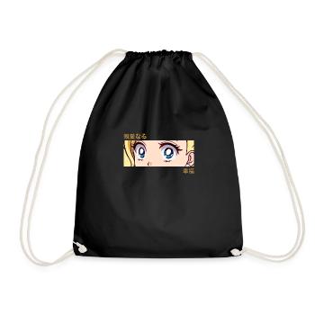 Anime Girl Eyes - Japan Culture Art - Japanese - Sac de sport léger - noir - Devant