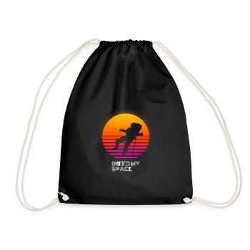 I need my Space - Drawstring Bag - black - Front