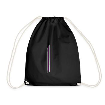 Subtle Demisexual Pride Flag, Demi Pride Month - Turnbeutel - Schwarz - Vorne
