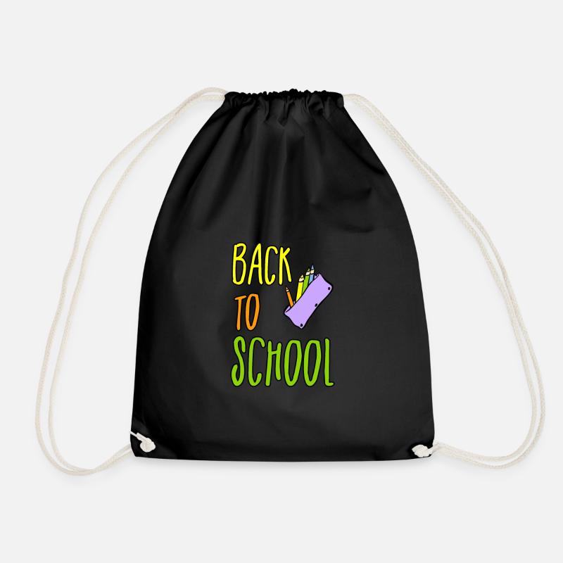 school back to school - Turnbeutel - Schwarz
