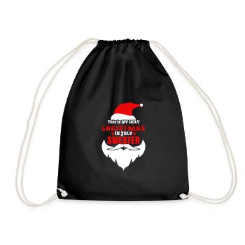 C’est mon vilain noël en juillet design - Sac de sport léger - noir - Devant