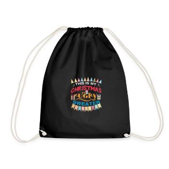 C’est mon vilain design de Noël - Sac de sport léger - noir - Devant