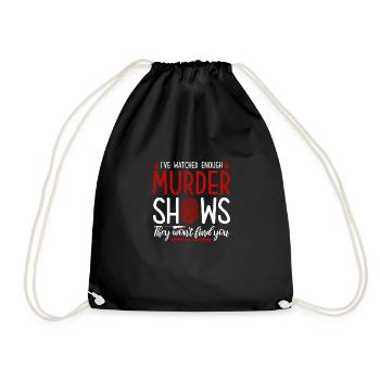 True Crime Murder Show Citation, Ils ne vous trouveront pas, - Sac de sport léger - noir - Devant