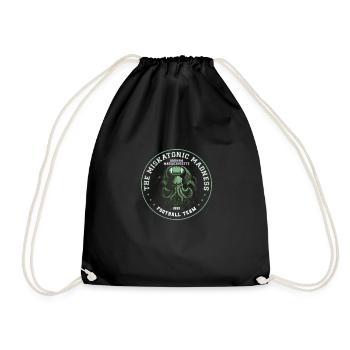Cthulhu Miskatonic Football Team, Cosmic Horror - Turnbeutel - Schwarz - Vorne