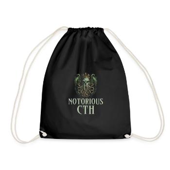 Notorious Cthulhu - Turnbeutel - Schwarz - Vorne
