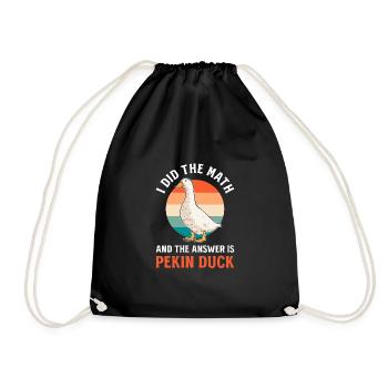 J’ai fait le calcul et la réponse est - Sac de sport léger - noir - Devant