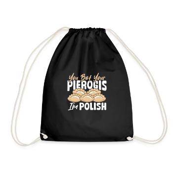 Vous pouvez parier que votre pierogi sera un - Sac de sport léger - noir - Devant