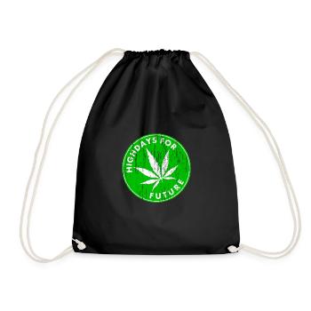 Highdays for Future Kiffer Climat Chemise de protestation - Sac de sport léger - noir - Devant